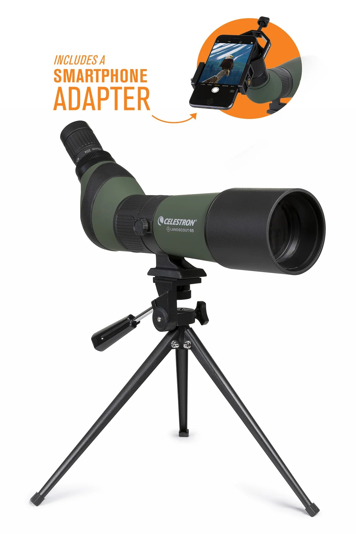 Telescopio terrestre Celestron LandScout 20-60x65mm