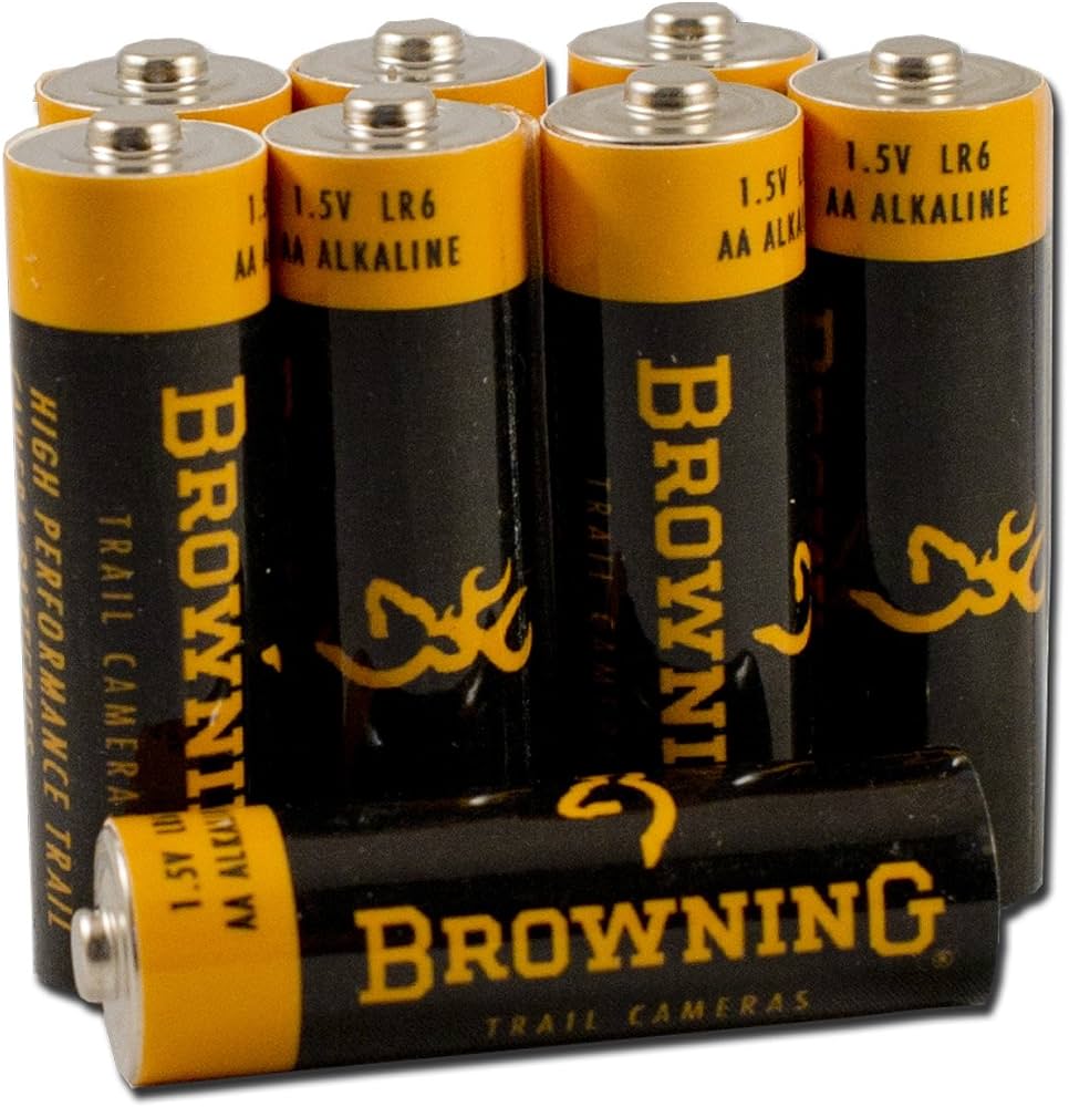 Pack Browning de 8 pilas AA para cámaras trampa