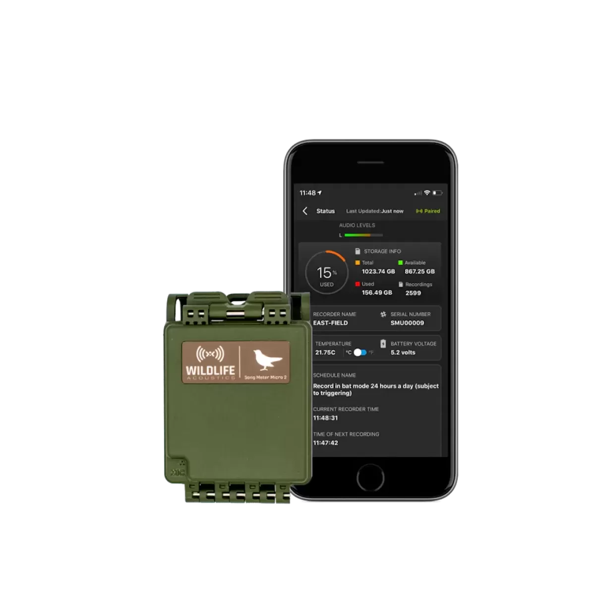 Song Meter Micro 2 de Wildlife Acoustics