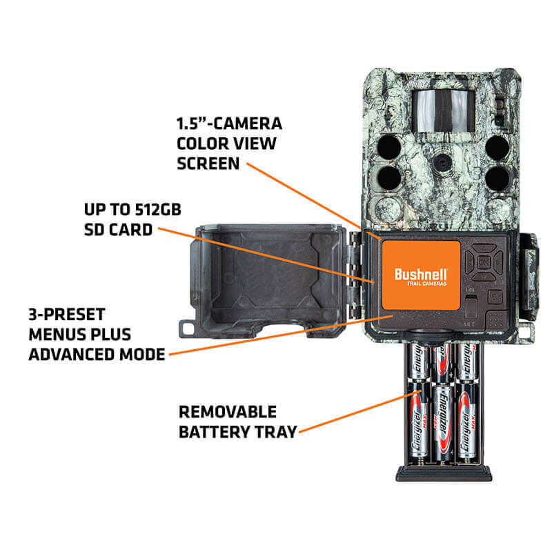 Cámara trampa BUSHNELL CORE™ S-4K NO GLOW