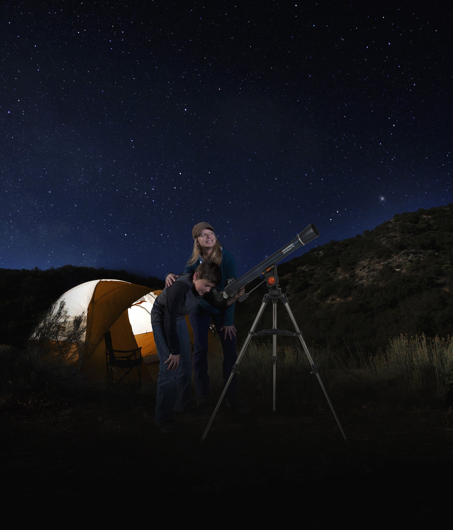 Telescopio Celestron AstroMaster 70AZ - Refractor