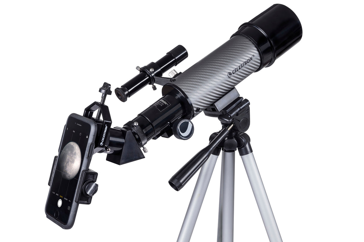 Telescopio portátil Celestron Travel Scope 60 DX con Adaptador para Smartphone - Refractor